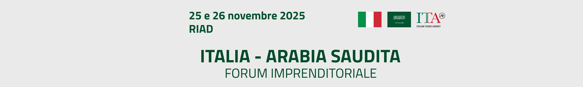 Forum imprenditoriale Italia – Arabia Saudita
