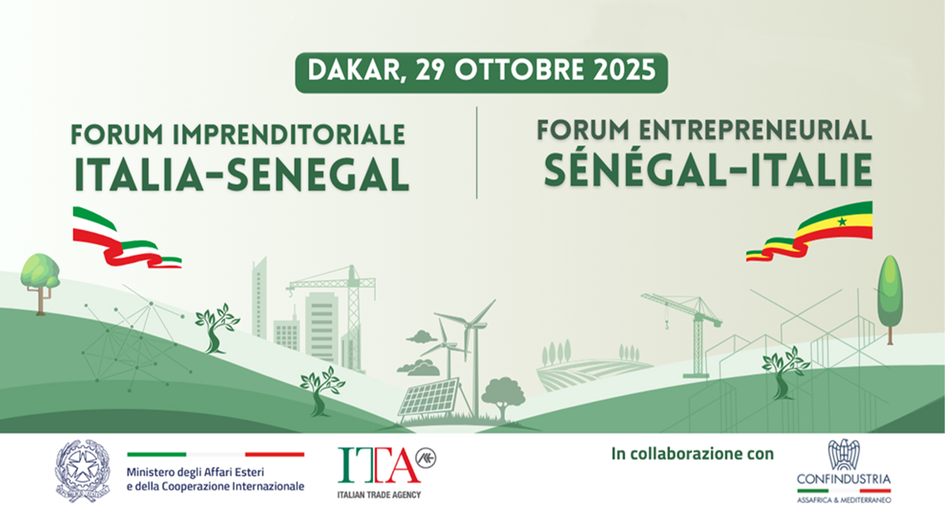 Forum Imprenditoriale Italia–Senegal 2025: nuove opportunità per le imprese italiane